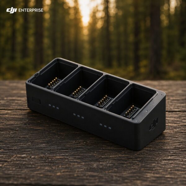 DJI multi-battery charging hub with four charging ports